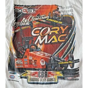 Vintage 2006 NHRA Men's Large T-Shirt Cory‎ McClenathan Carrier Boyz Racing CBR